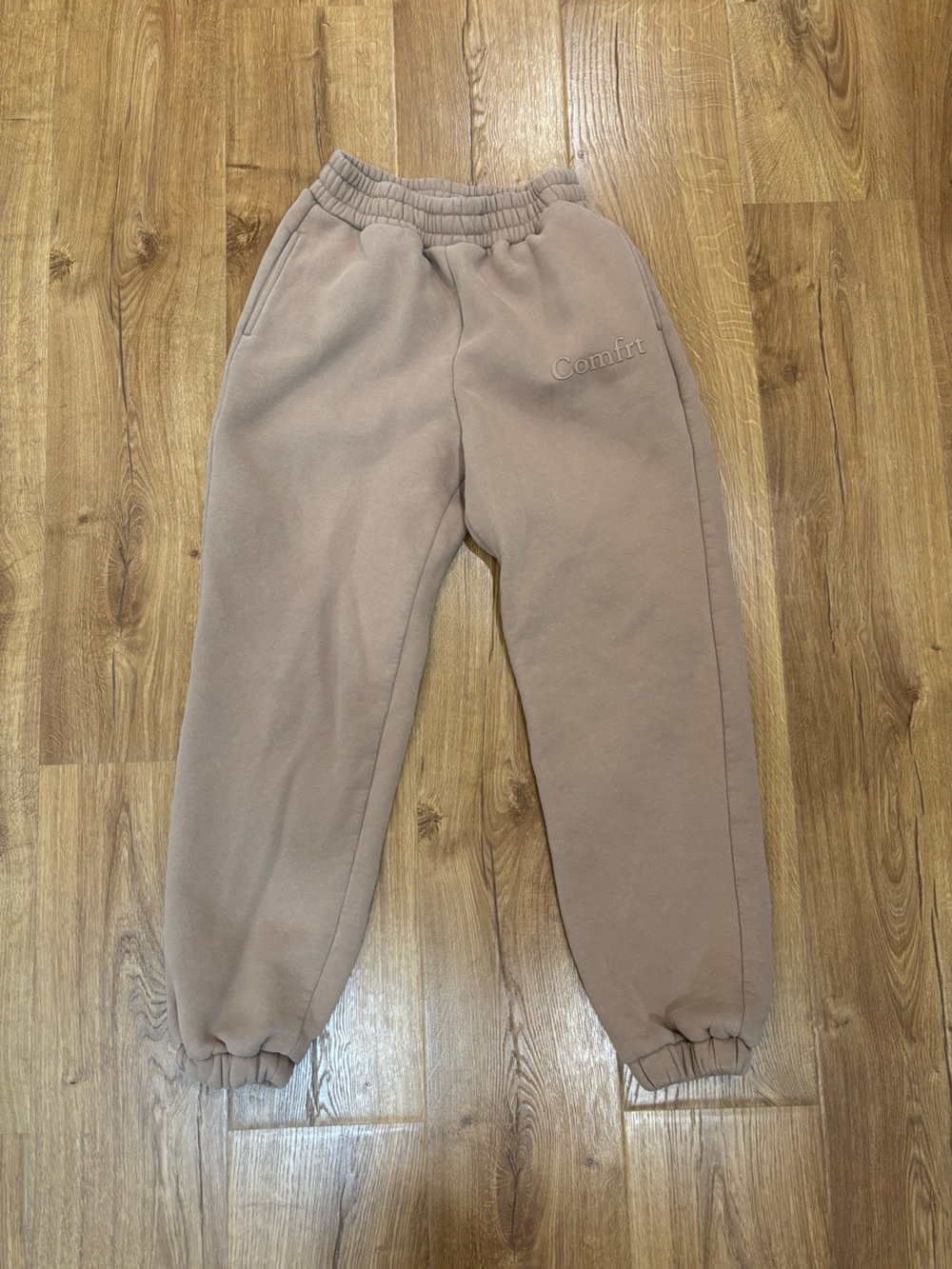 Comfrt Jogger Sweatpants Tan/ Brown